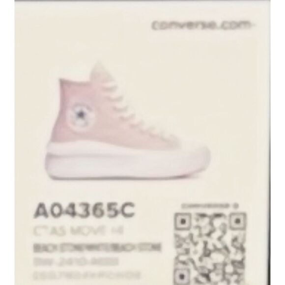 Converse Chuck Taylor All Star Move Platform High Beach Stone Sneakers A04365C - Picture 5 of 5